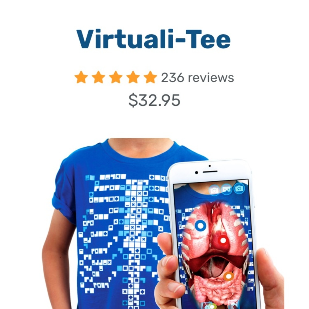Virtuali-tee youth cotton T-shirt new in box